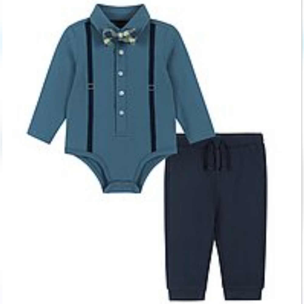 NWT Andy & Evan Shirtzie & Jogger Pant Set